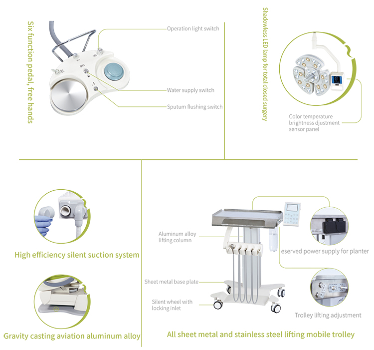 H60P Dental Chair for Implant